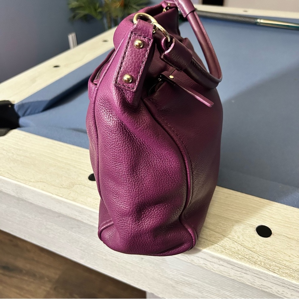 Kate Spade Pebbled Leather Cobble Hill Curtis Crossbody/Shoulder Bag. Moody Plum - Picture 4 of 15